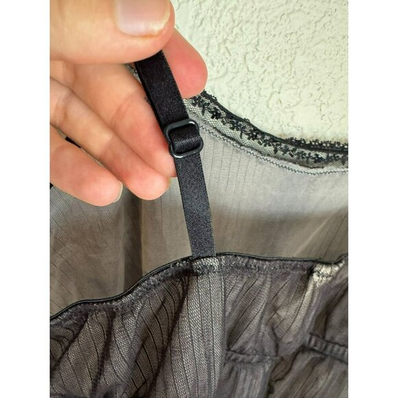 SIMPLY VERA Vera Wang Black Size Large Babydoll Nightie Teddy Bow Sheer - Picture 11 of 13